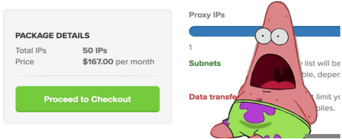 Higher Cost of 5 proxies
