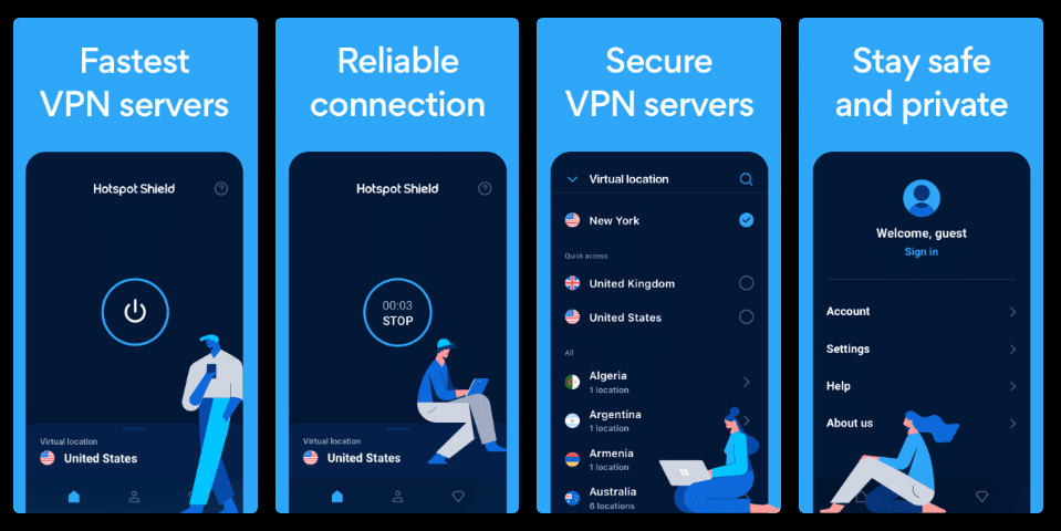 Hotspot Shield apps