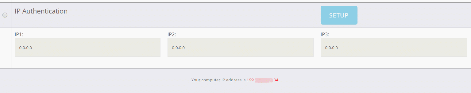 IP Authentication