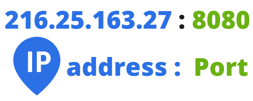 IP address : port