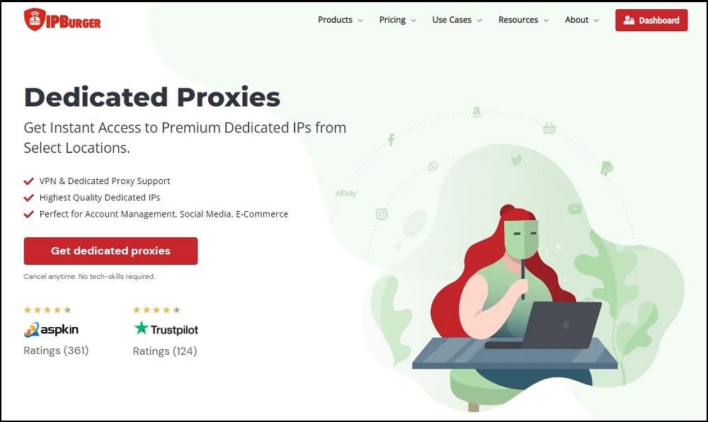 IPBurger for dedicated proxies