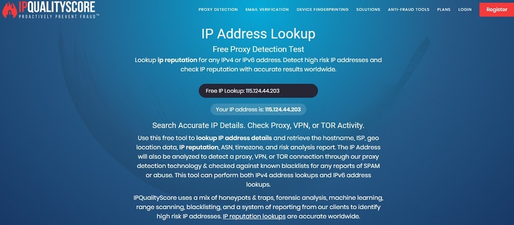 IPQualityScore