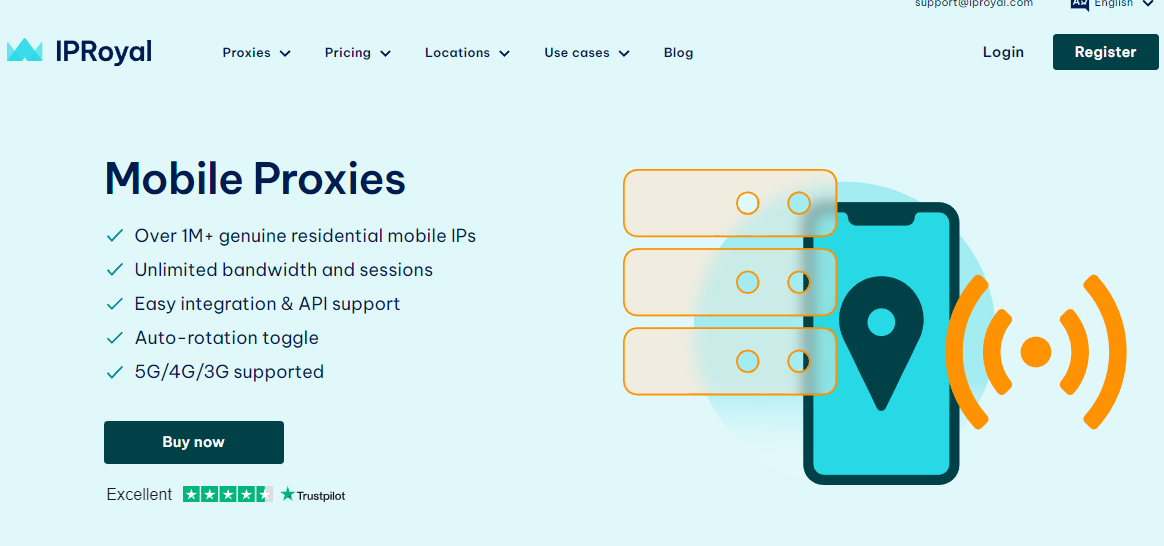 IPRoyal mobile proxy