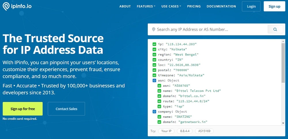 IPinfo.io