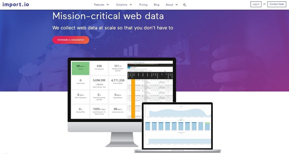 Import io Homepage