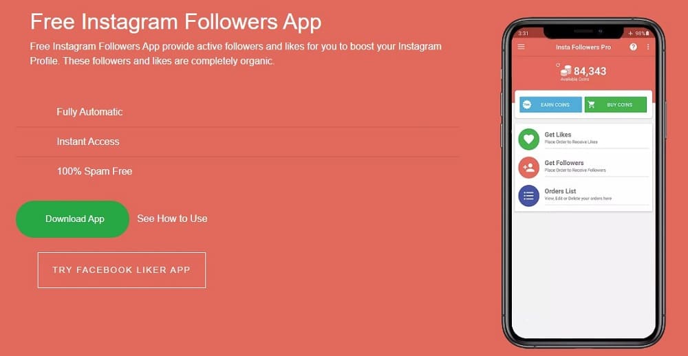 Insta Followers Pro app
