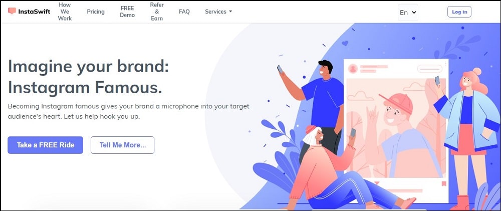 InstaSwift Homepage
