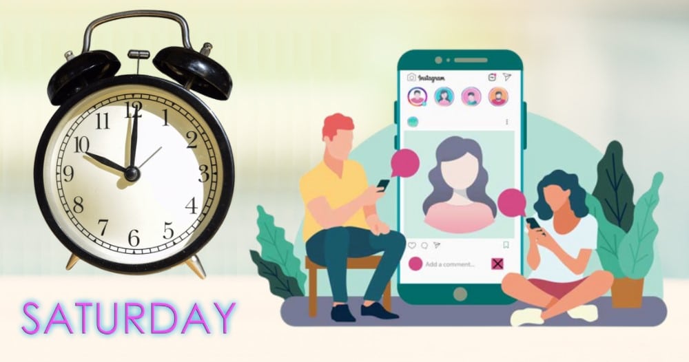 best time to post on Instagram on Saturday