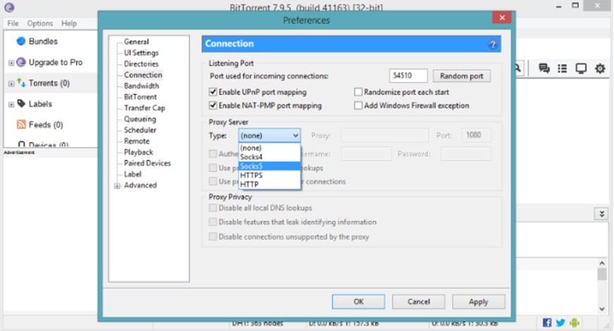 Interface of UI Settings