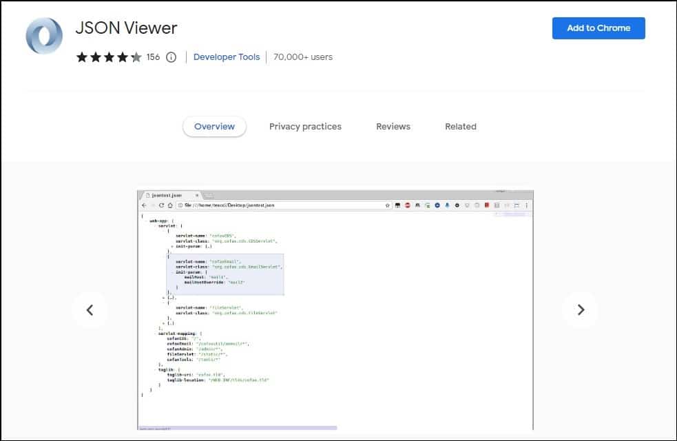 JSON Viewer overview