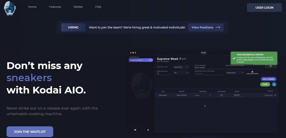 Kodai AIO Bot Overview