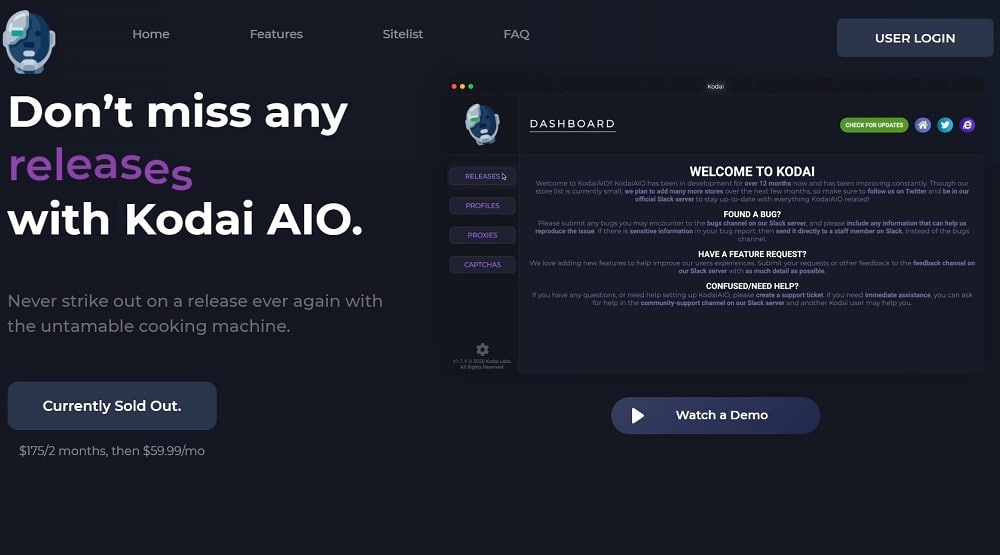 Kodai AIO Sneaker Bot Reviews