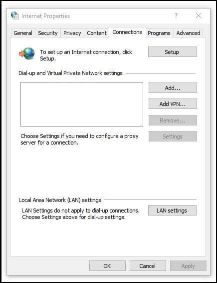 Lan Settings