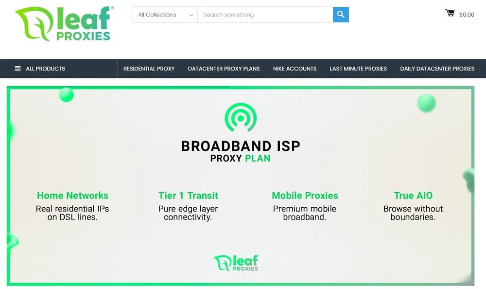 Leaf Proxies Home Page