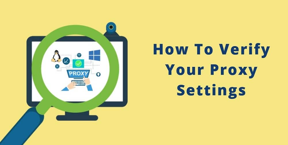Linux Proxy Settings verification