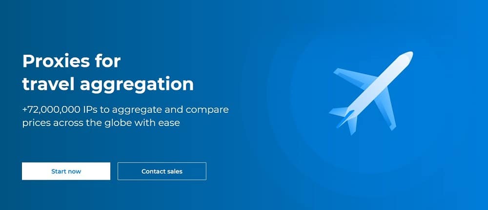Luminati for travel fare aggregation