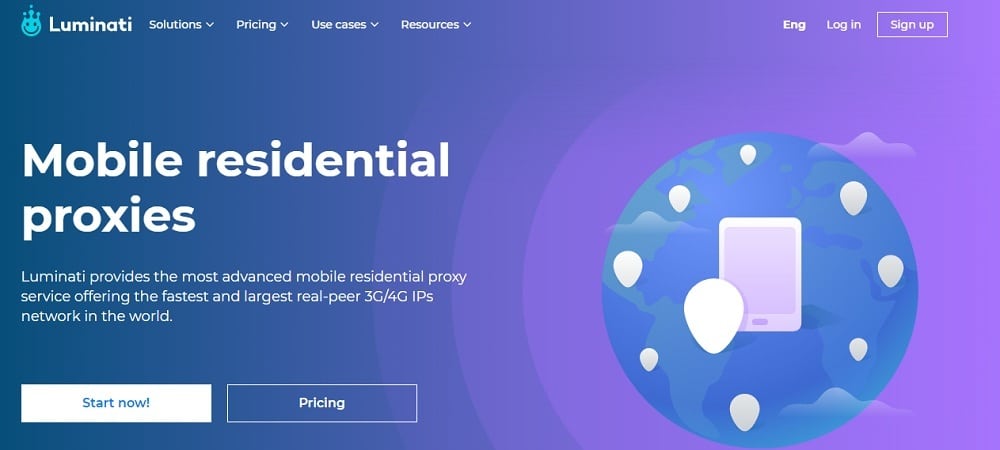 Luminati mobile proxies