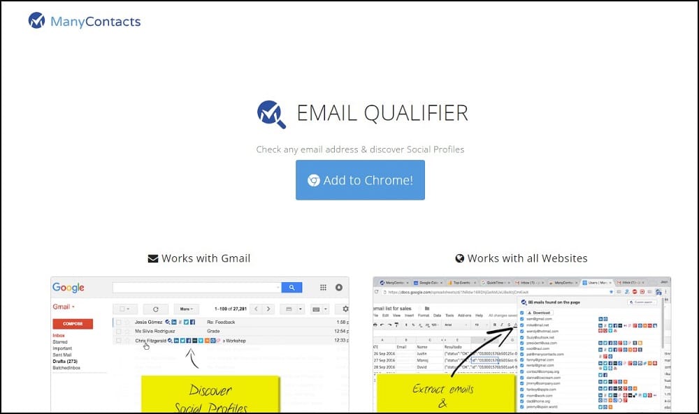 Many Contacts Extension Overview
