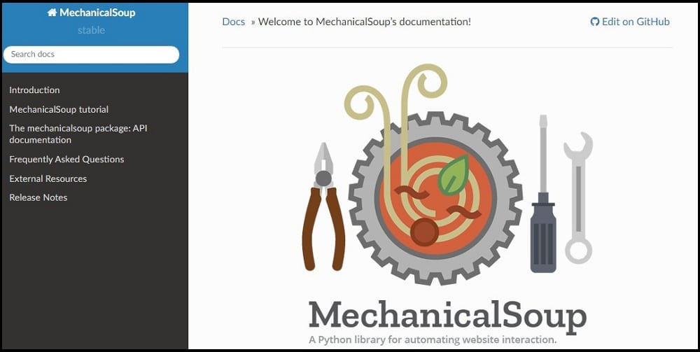 Mechanical Soup Homepage