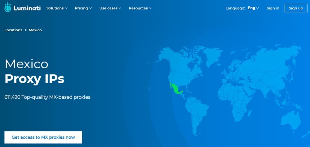 Mexico Proxy IP for Luminati
