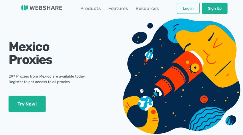 Mexico Proxy IP for Webshare