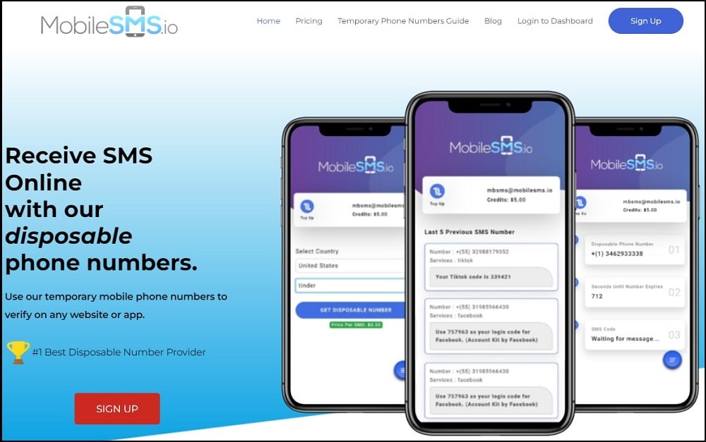 MobileSMS Homepage
