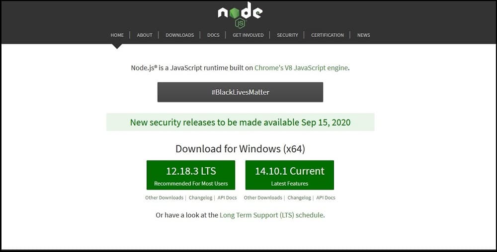 Node.js libraries