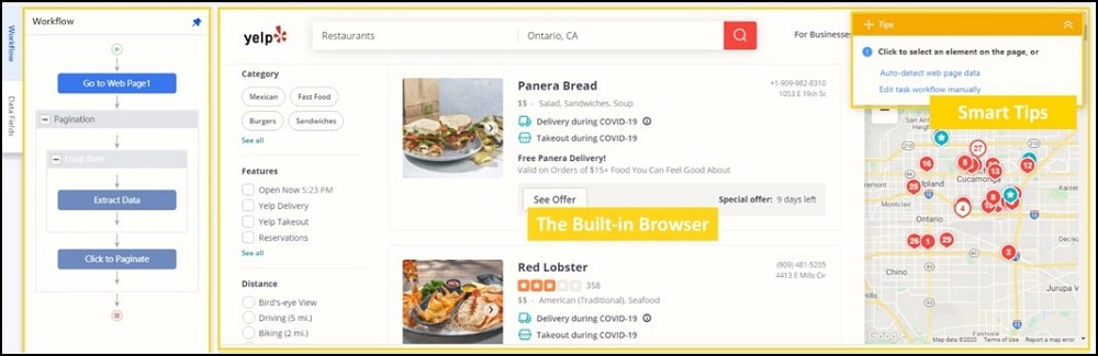 Octoparse Workflow
