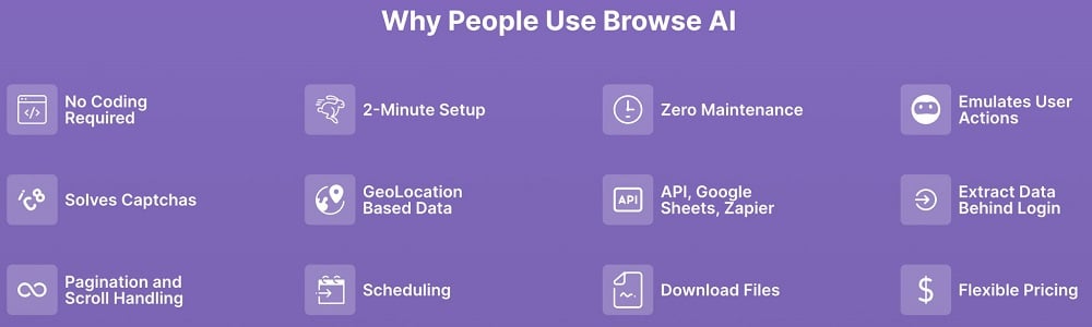 Others Features of Browse AI
