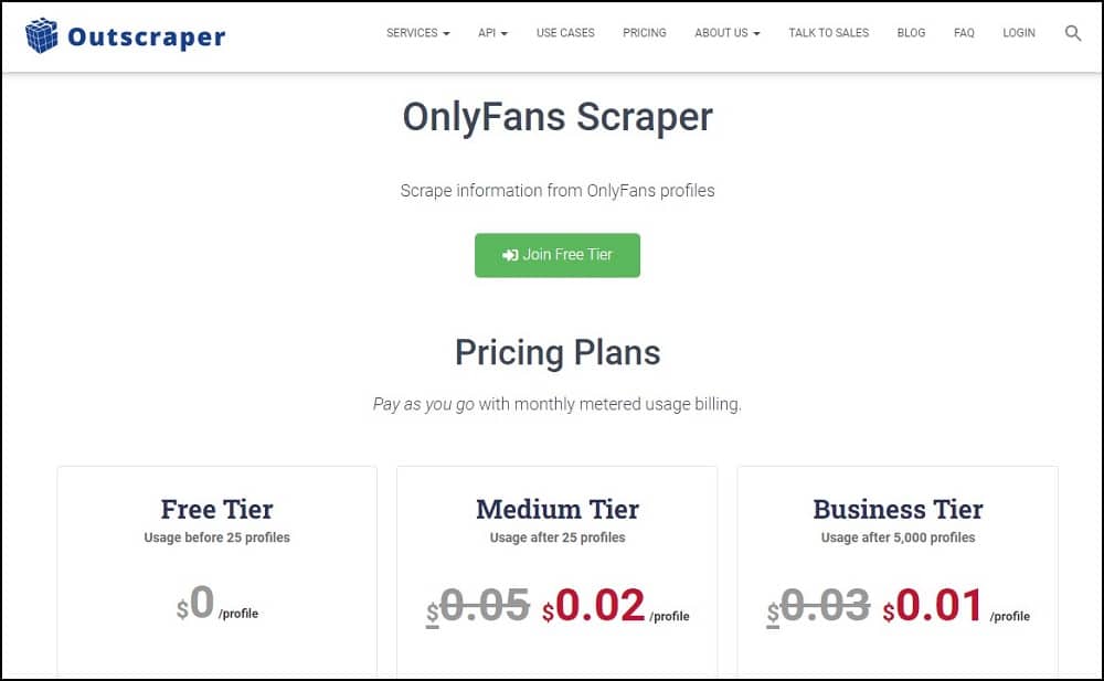 Outscraper for OnlyFans Scraper