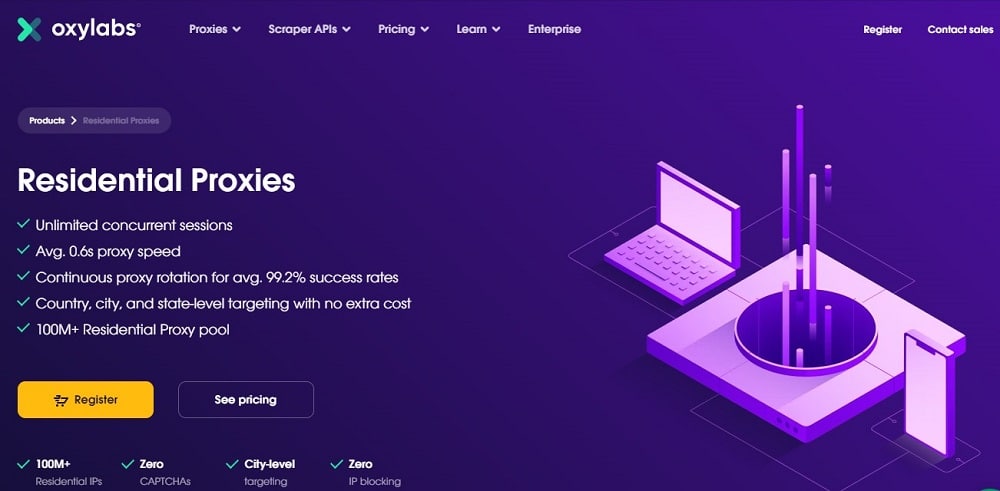 OxylabQs Residential proxies overview