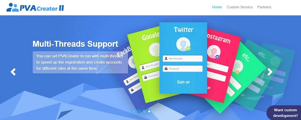PVA creator Homepage