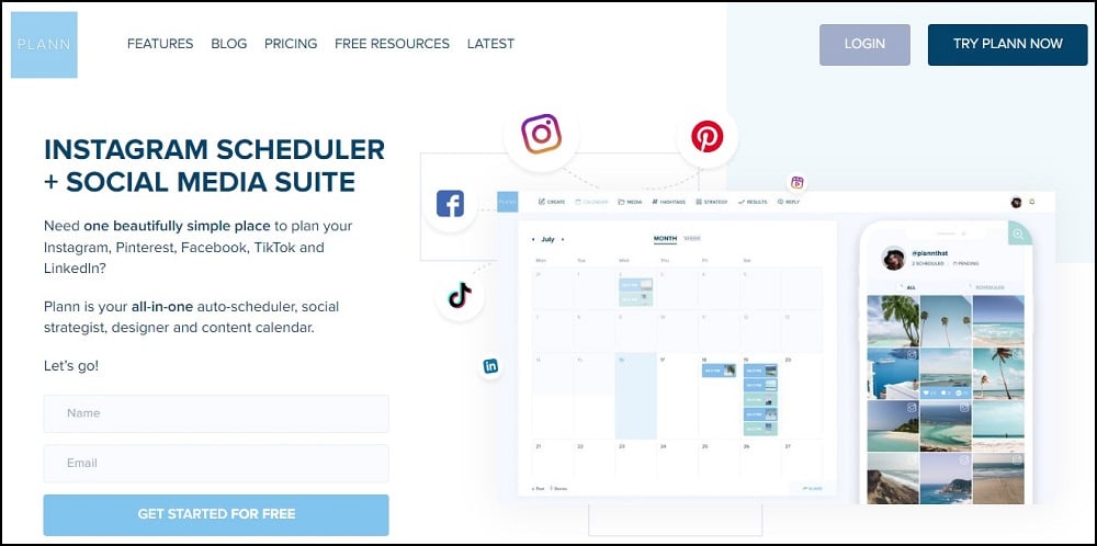 Plann for Instagram Schedulers