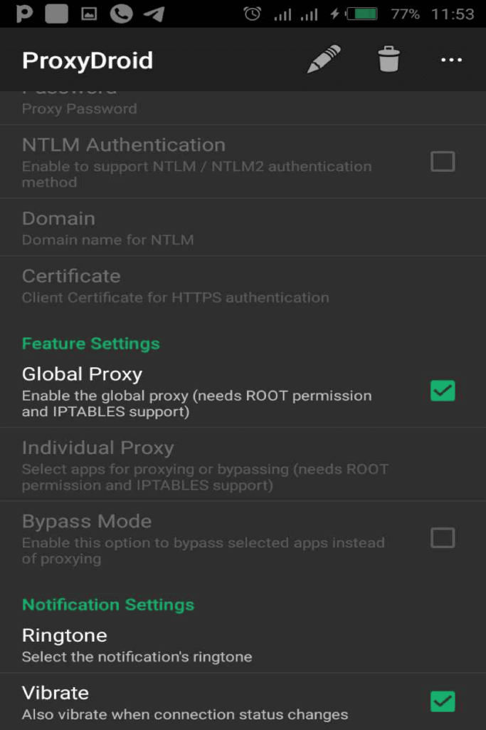 PortForwarding List