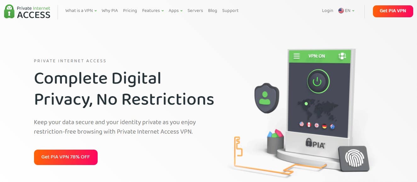 Private Internet Access Homepages