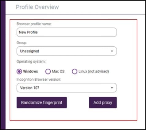Profile Overview