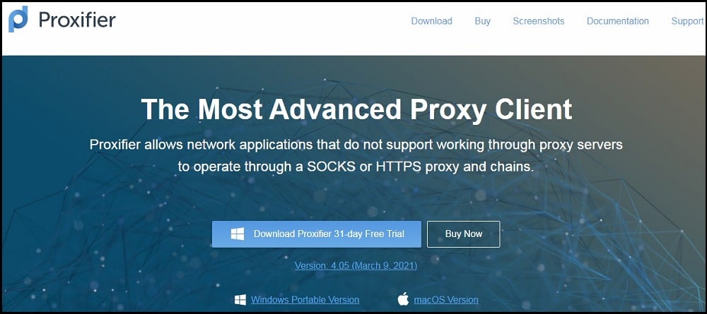 Proxifier Homepage
