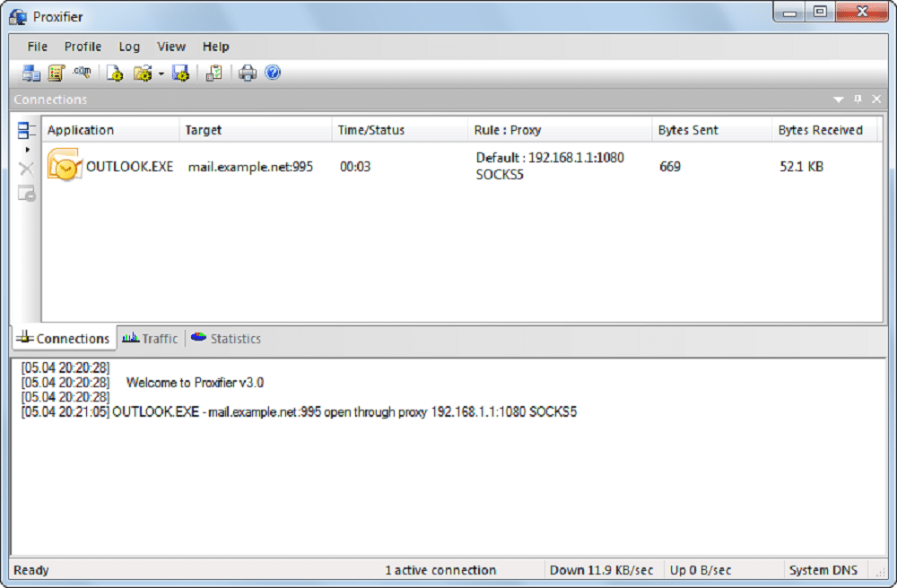 Proxifier application