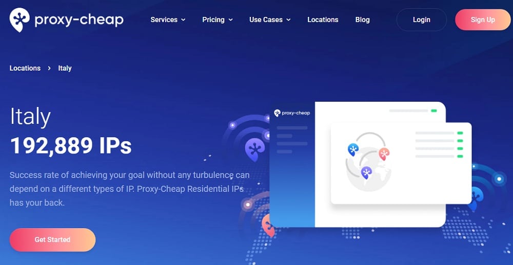 Proxy Cheap Location for Italy