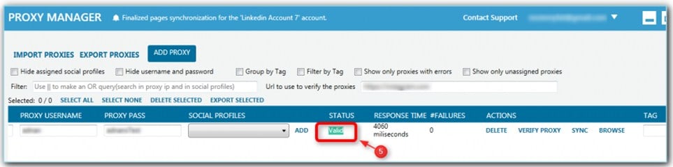 Proxy Manager Finalized Pages