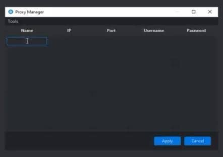 Proxy Manager Setup