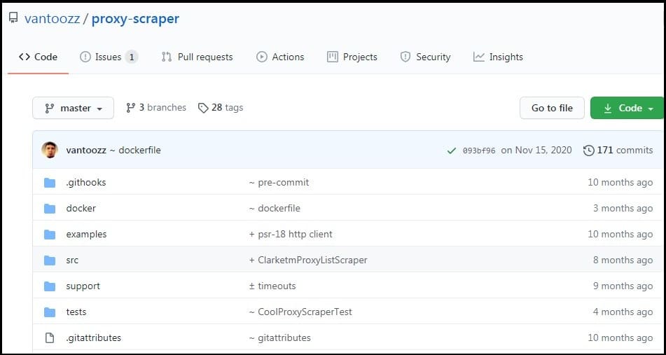 Proxy Scraper - PHP Homepage