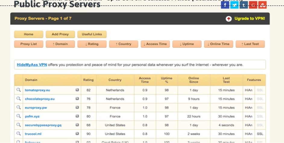 Proxy Server to Use