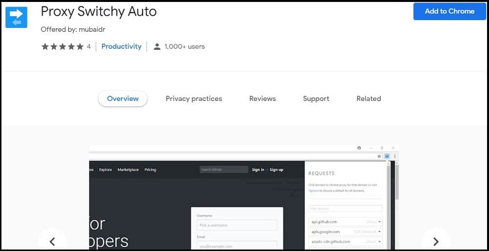 Proxy Switchy Auto