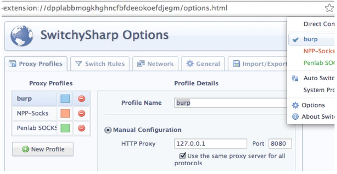 Proxy Switchy Sharp Option