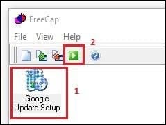 Proxy server to the Google Chrome browser