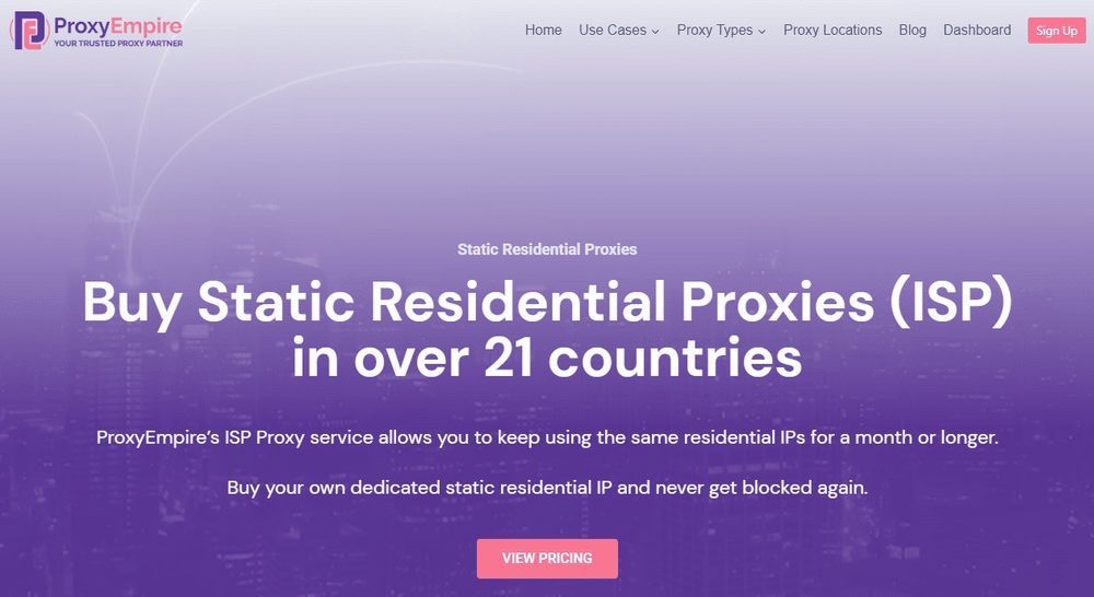 ProxyEmpire ISP Proxies