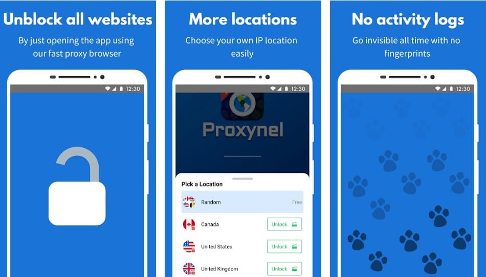 Proxynel Homepage