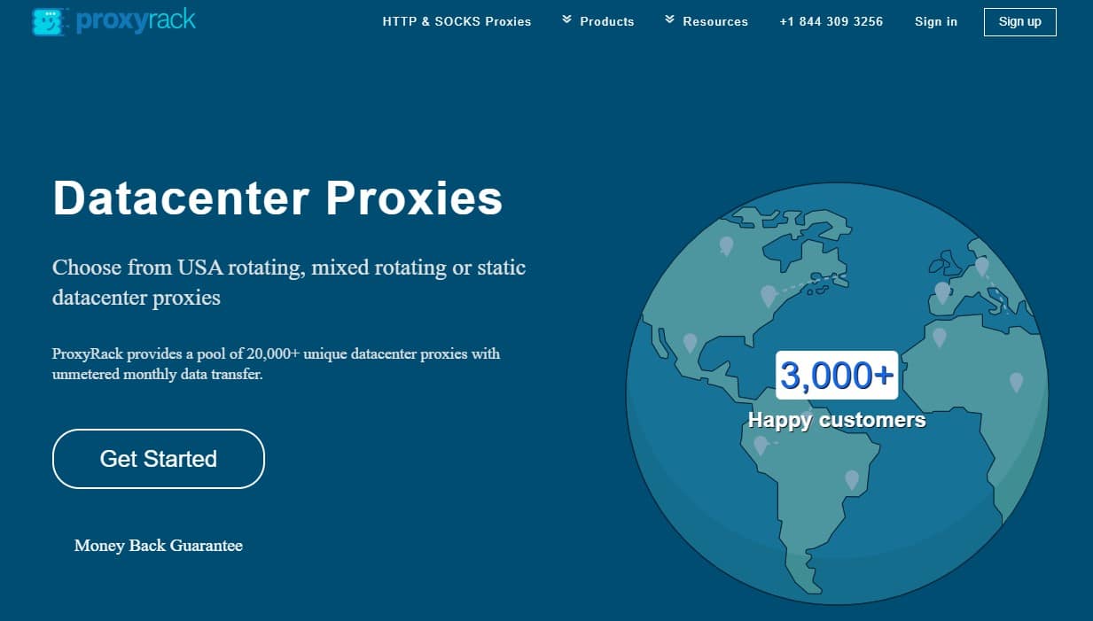 Proxyrack with datacenter proxies