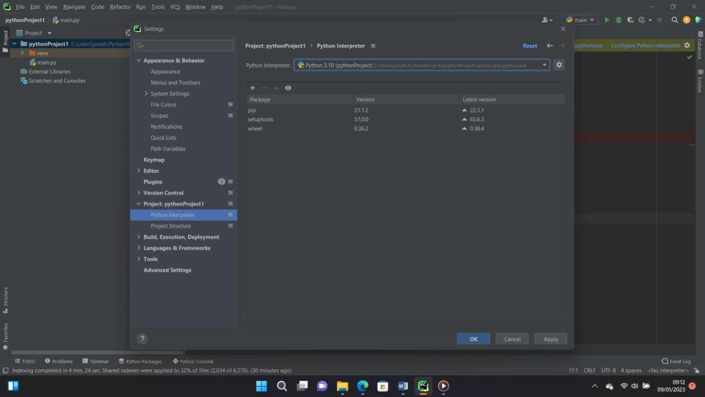Python Project 1 Installer